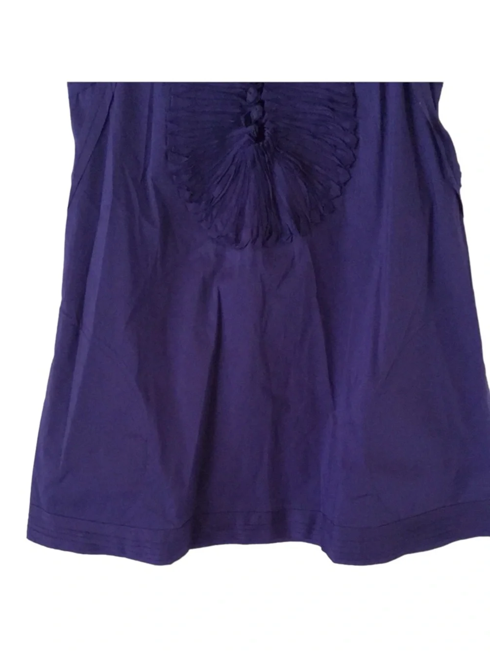 💜BCBGMAXAZRIA Artistic Purple Layered Blouse💜 - Picture 4 of 10